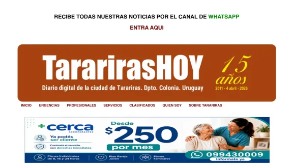 Captura de TararirasHOY