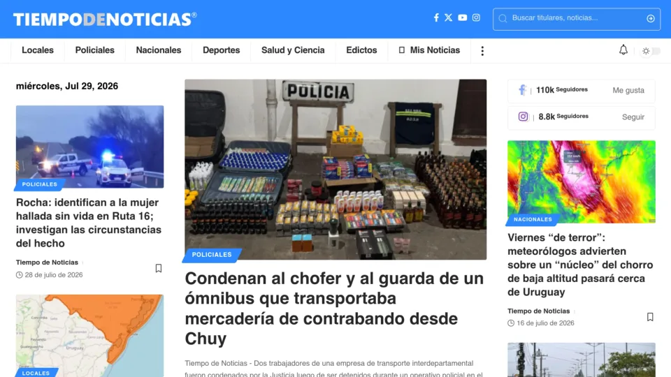 Captura de Tiempo de Noticias
