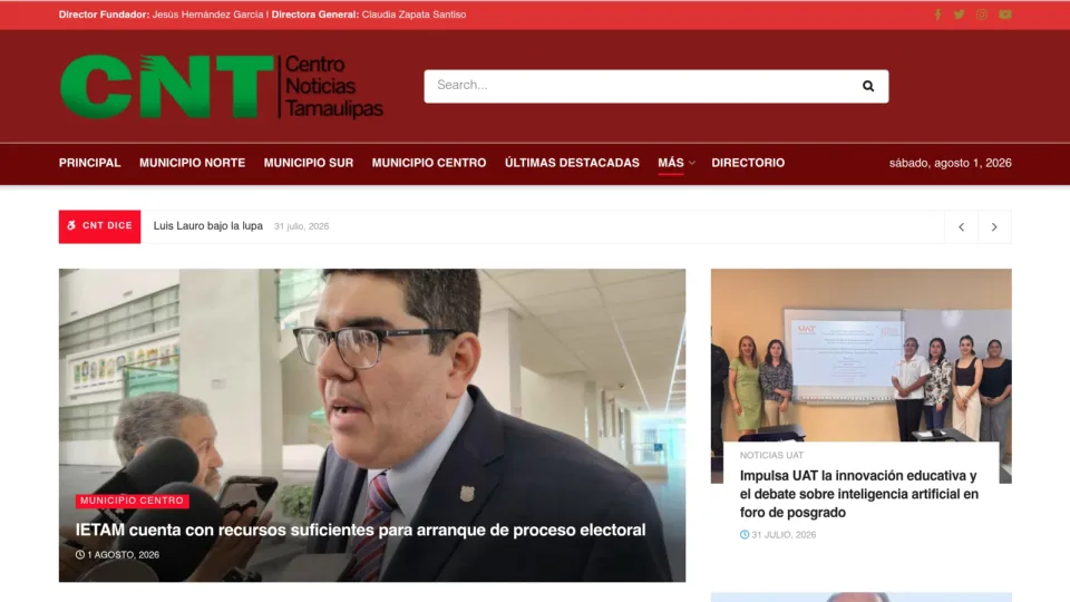 Captura de Centro Noticias Tamaulipas