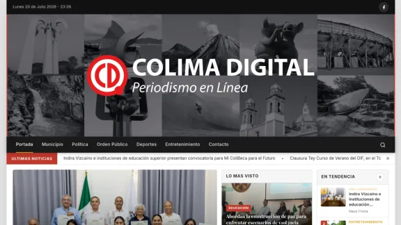 Captura de Colima Digital