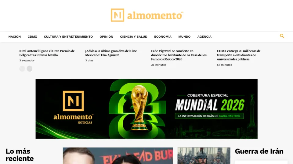 Captura de Almomento