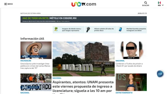 Captura de UnoTV