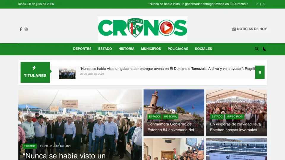 Captura de Noticias Cronos