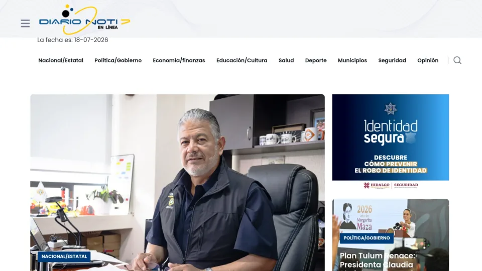 Captura de Diario Noti7