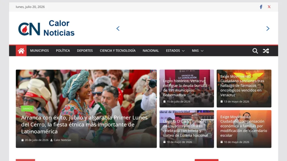 Captura de Calor Noticias