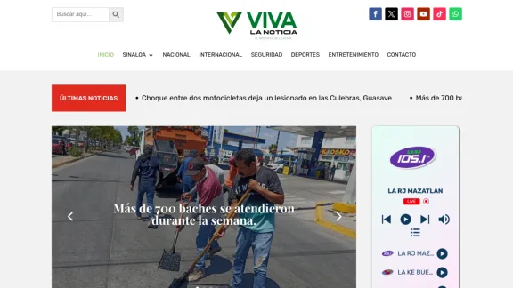 Captura de Viva la Noticia