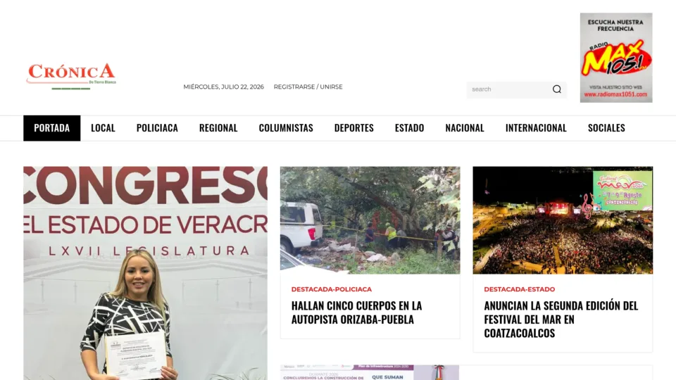 Captura de Crónica de Tierra Blanca