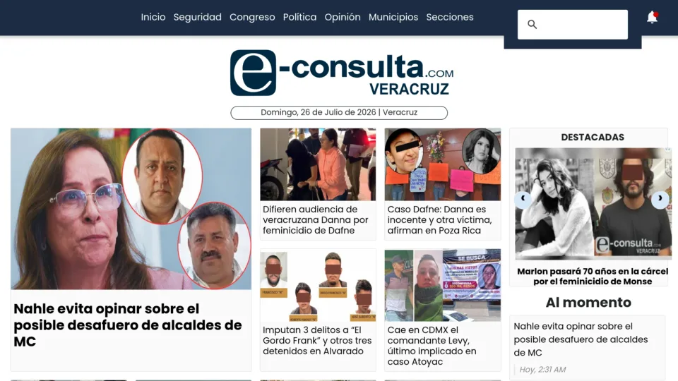 Captura de E-Veracruz