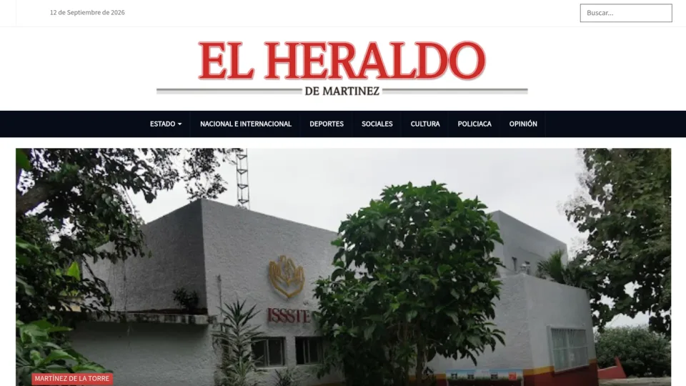 Captura de El Heraldo de Martínez