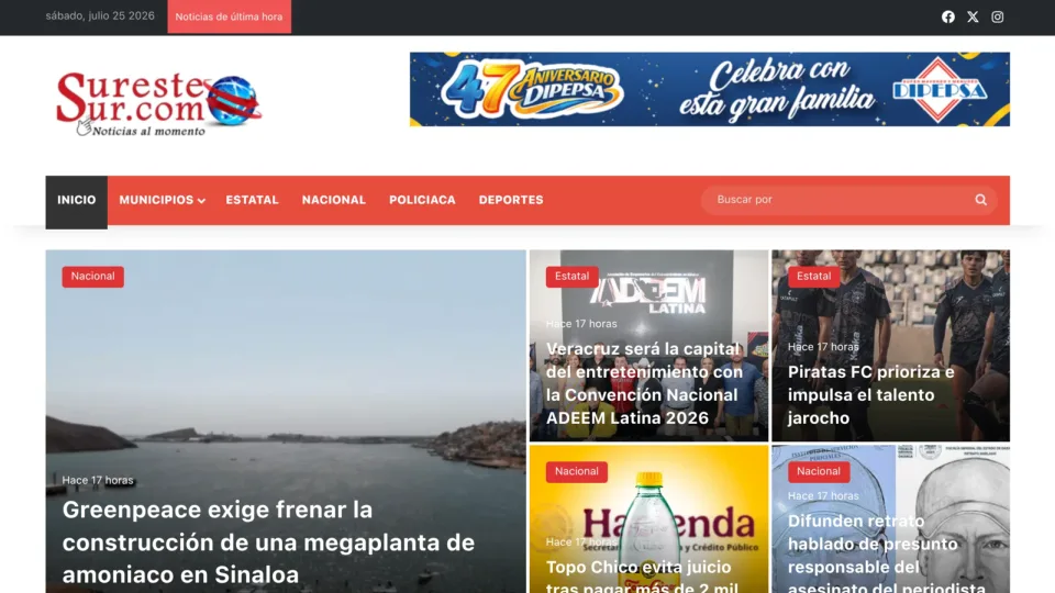 Captura de Sureste Sur