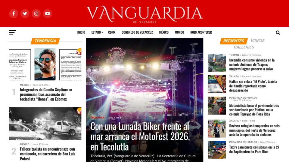 Captura de Vanguardia Veracruz