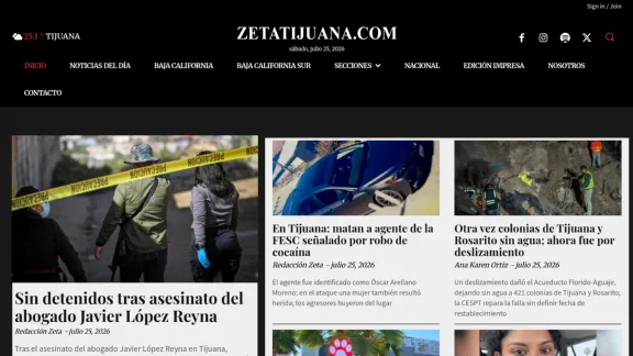 Captura de Semanario ZETA