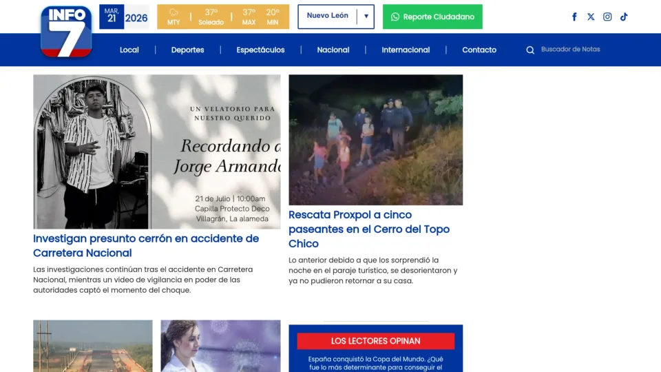 Captura de INFO7