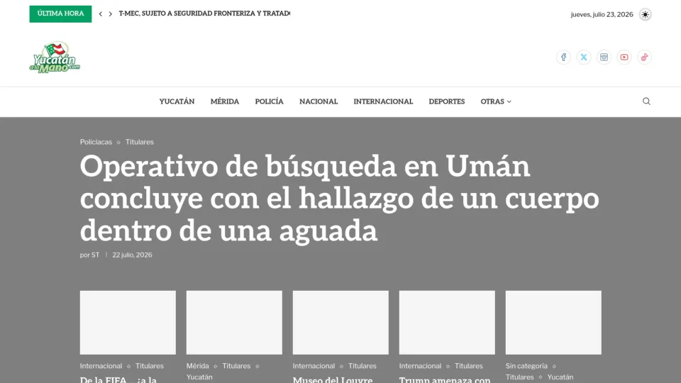 Captura de YucatÃ¡n a la Mano