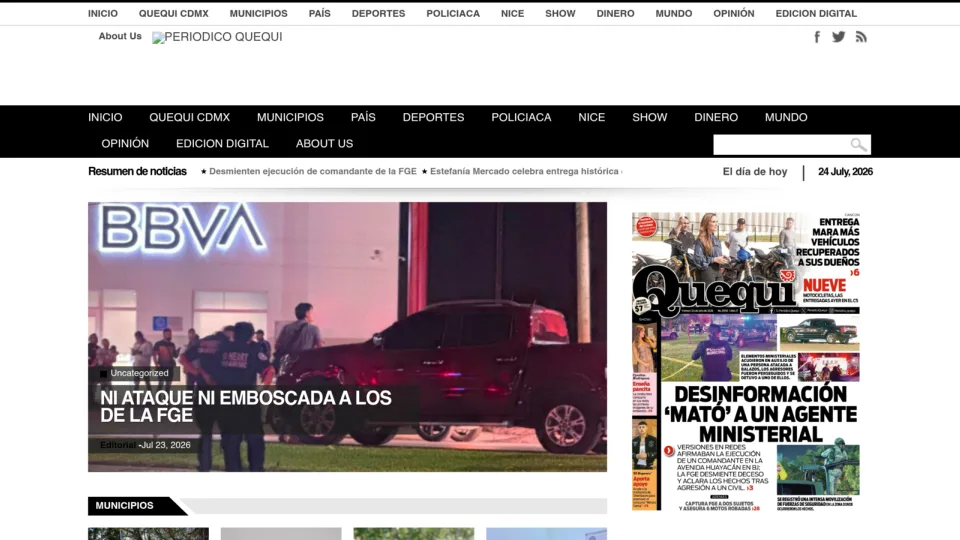 Captura de Periódico Quequi