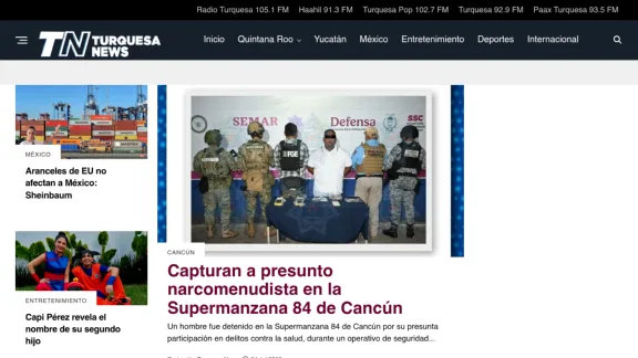 Captura de Turquesa News