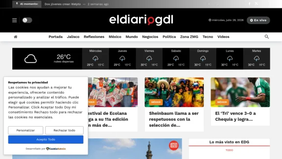 Captura de El Diario de Guadalajara