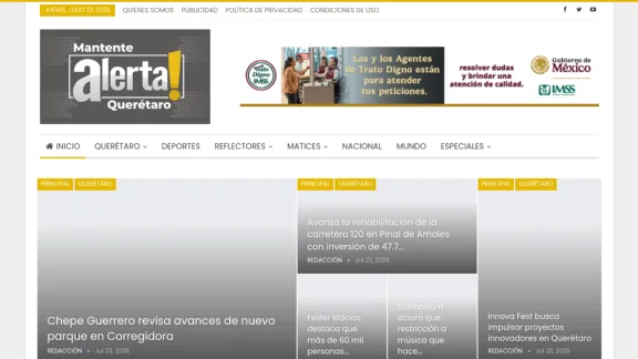 Captura de AlertaQro Noticias