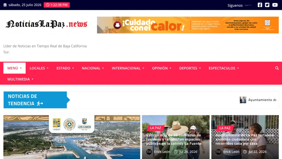 Captura de Noticias La Paz
