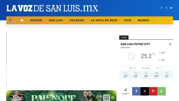 Captura de La Voz de San Luis
