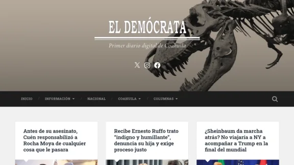 Captura de El Demócrata
