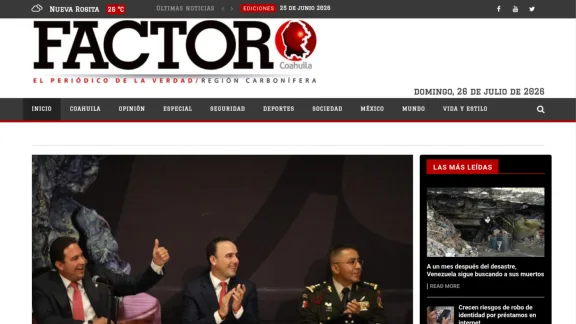 Captura de Factor Coahuila