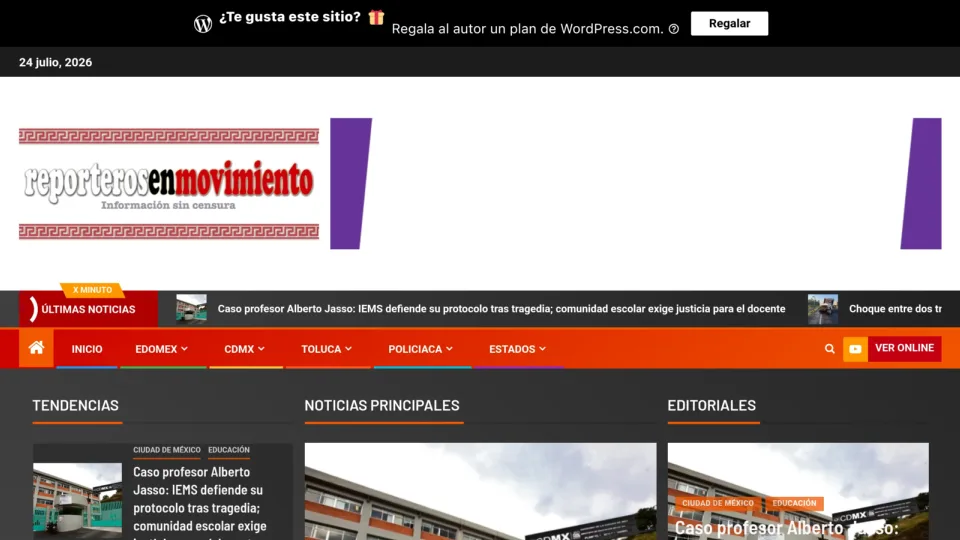 Captura de Reporteros en Movimiento