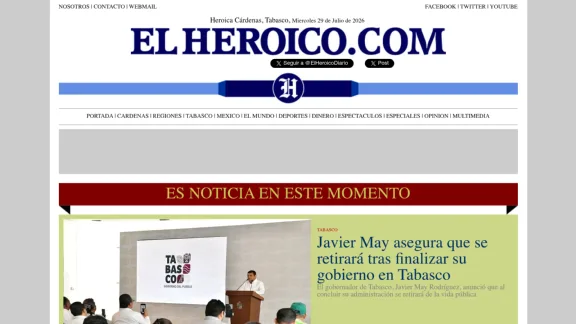 Captura de El Heroico Diario