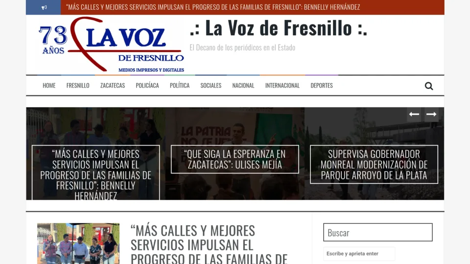 Captura de La Voz de Fresnillo