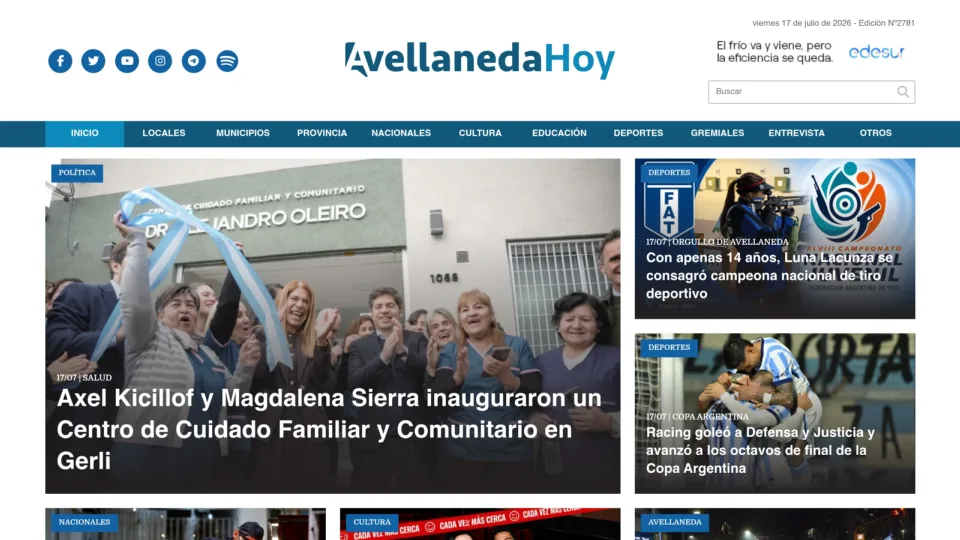 Captura de Avellaneda Hoy