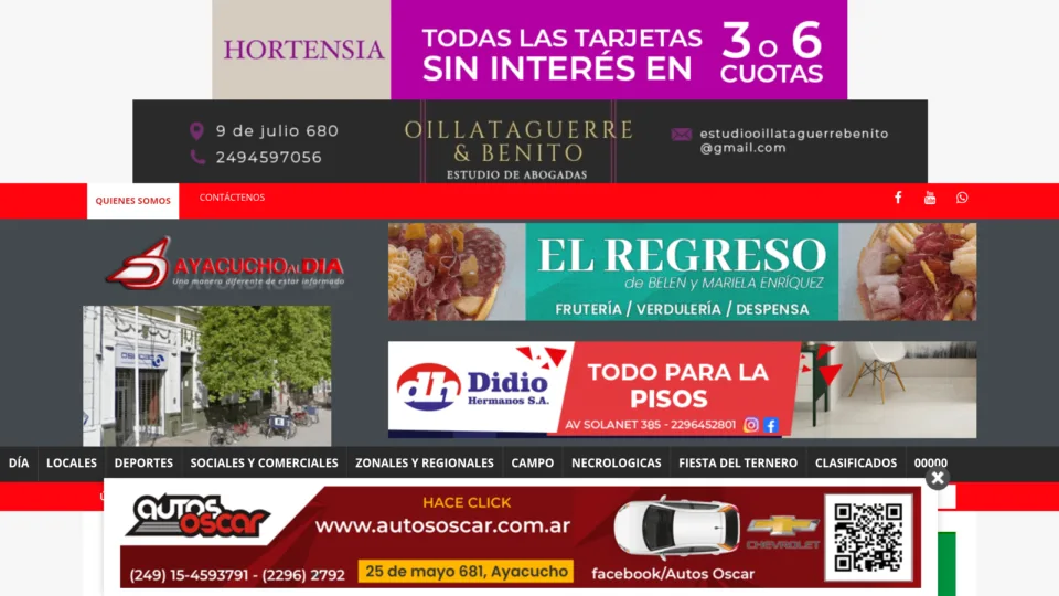 Captura de Ayacucho al Día