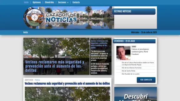 Captura de Cazador de Noticias
