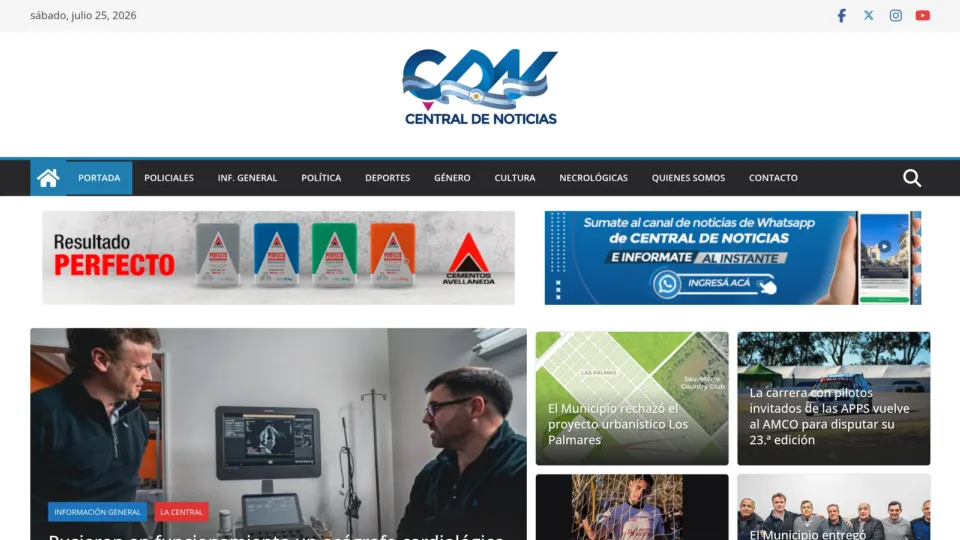 Captura de Central de Noticias