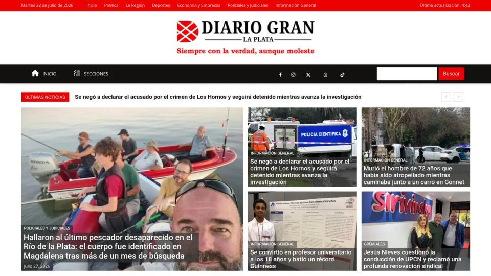 Captura de Diario Gran La Plata