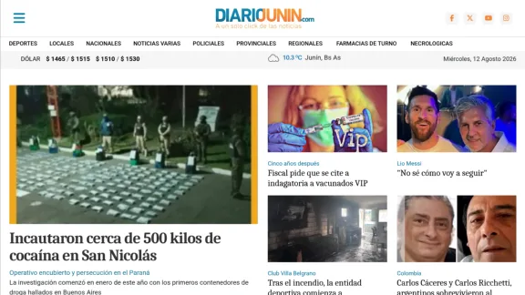 Captura de Diario Junín