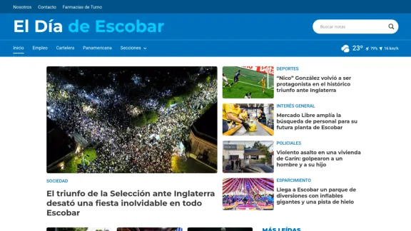 Captura de El Día de Escobar