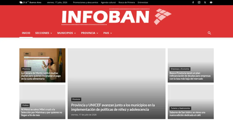 Captura de InfoBAN