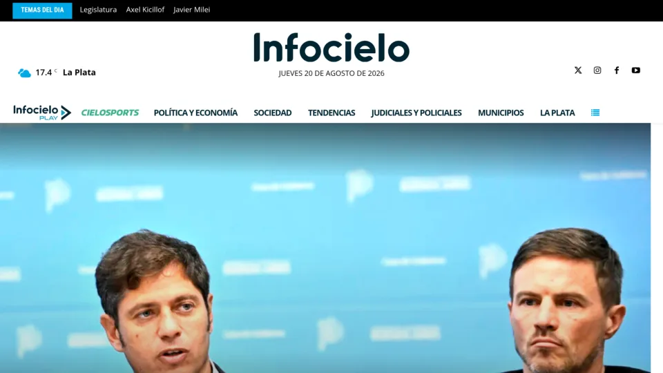 Captura de Infocielo