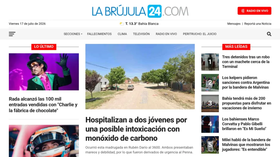 Captura de La Brújula 24