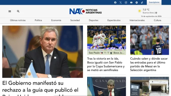 Captura de Noticias Argentinas