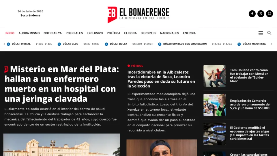 Captura de El Bonaerense