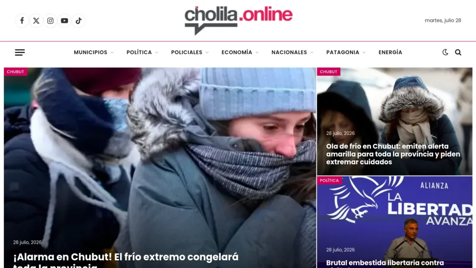 Captura de Cholila Online