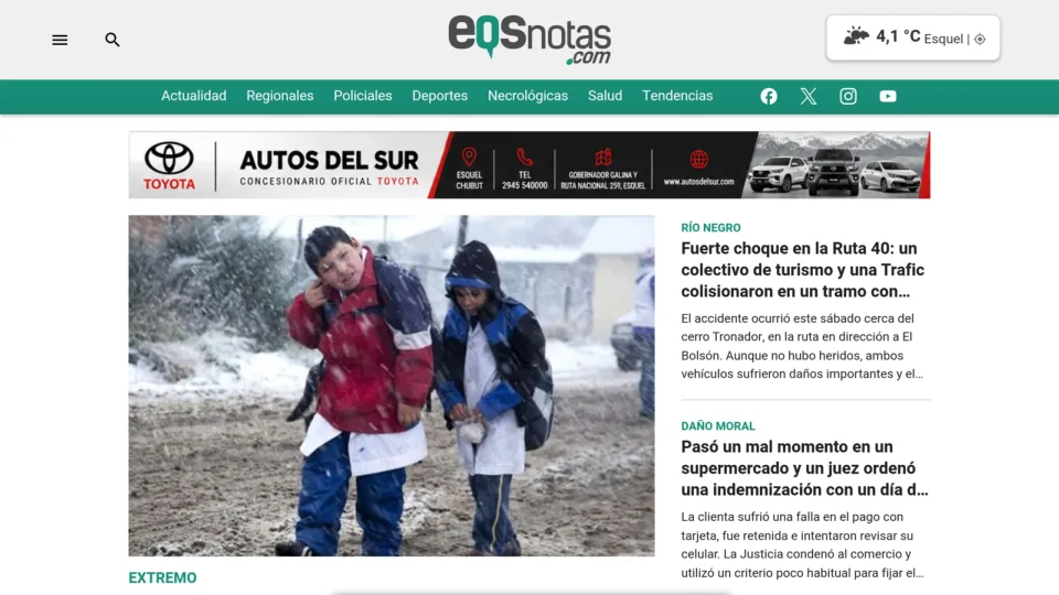 Captura de EQSnotas