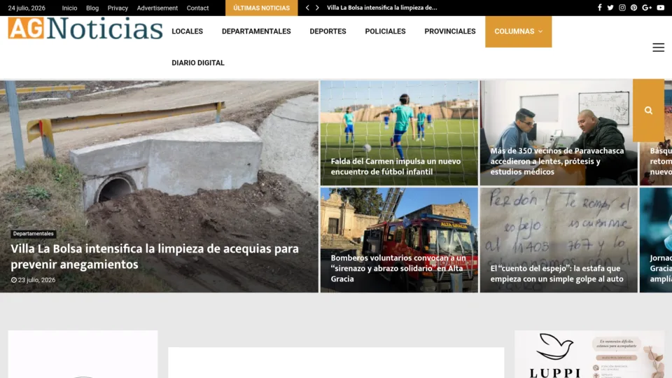 Captura de AG Noticias