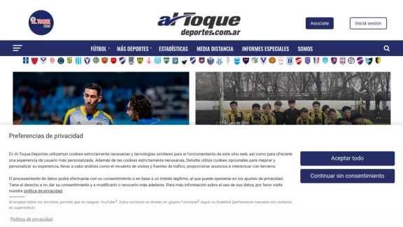 Captura de Al Toque Deportes