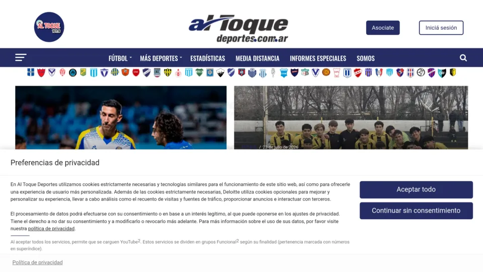 Captura de Al Toque Deportes