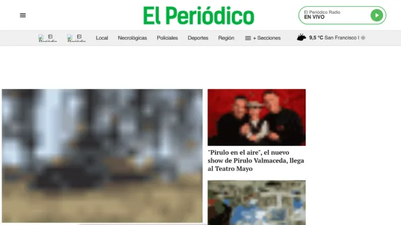 Captura de El Periódico de San Francisco
