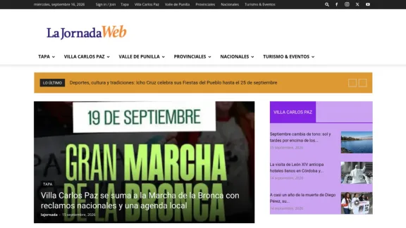 Captura de La Jornada Web