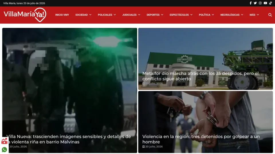 Captura de Villa María Ya