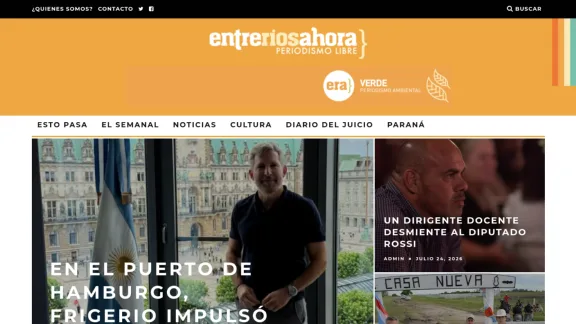 Captura de Entre Ríos Ahora